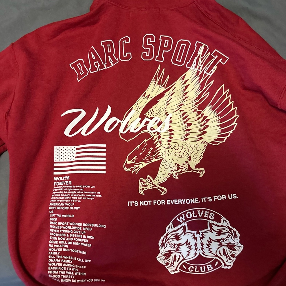 Darc Sport Red Eagle Graphic Sweatshirt